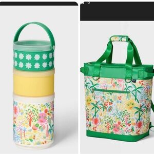 Roller Rabbit x Target Cooler and Snack container set